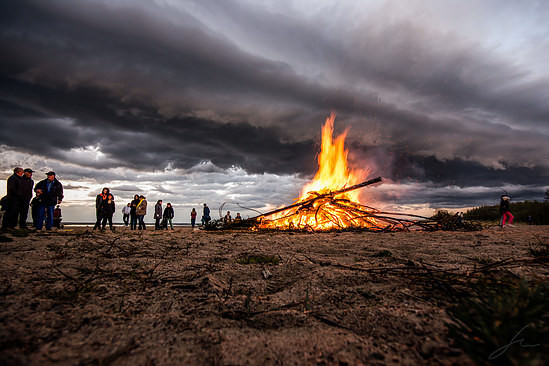 Valborg evening in 2013, Filsback, Sweden